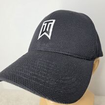 Tiger Woods Collection Hat Cap Fitted Size L/XL Black Golf Hat Logo Nike - $18.80