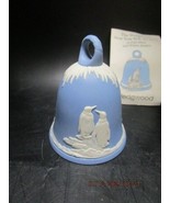 WEDGWOOD BLUE JASPERWARE NEW YEAR BELL 1979 ORNAMENT  - 3&quot; ^^ - $47.52 CAD
