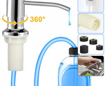 360 Sink Soap Dispenser Stainless Steel Kitchen Hands Liquid Pump Bottle... - £17.30 GBP