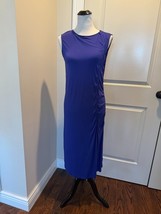 AnnaClub by La Perla Purple Jersey Sleeveless Dress SZ 8 Italy EUC - $78.21