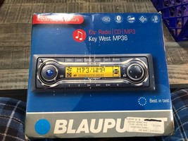 BLAUPUNKT KEY WEST MP36; RADIO/CD/MP3 PLAYER FOR AUTO; COMPLETE AND NEW ... - £132.12 GBP
