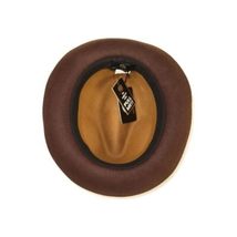 Men BENTLY Hat Australian Wool Fedora Damien Collection DM752 Camel/Brown image 6