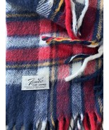 Vtg FARIBO Faribault Woolen Mill Co Stadium Plaid Throw Fringed Blanket ... - $685.31 MXN