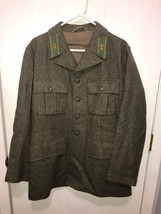 Vintage 1942 Swedish Army Wool Military Uniform Field Jacket Patches 3 Crowns H - £77.89 GBP