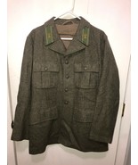 Vintage 1942 Swedish Army Wool Military Uniform Field Jacket Patches 3 C... - £77.23 GBP