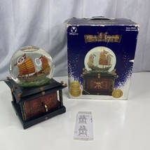 Disney Snow Globe Pirates of the Caribbean At World&#39;s End Key Lights Mus... - $139.89