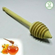 Wooden Honey Spoon Coffee Stirrer Dipper Long Handle Stirring Rod Kitchen Tools - £7.68 GBP