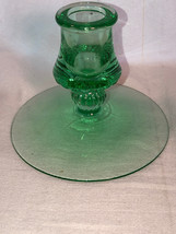 Green Candlestick Depression Glass - £11.74 GBP