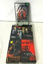 Clint Eastwood Lot of 5 VHS Movies - Tightrope - Unforgiven - True Crime  - £11.82 GBP