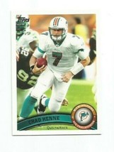 Chad Henne (Miami Dolphins) 2011 Topps Card #255 - $2.99