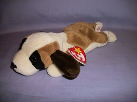 TY Beanie Babies Bernie The Tan &amp; White Dog With Hang Tag 10/3/96 - £2.00 GBP