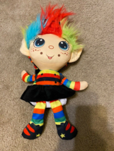 Flip Zee Troll Doll Plush 2 in 1 Reversible Doll Stuffed Troll 16&quot; EUC - £11.02 GBP