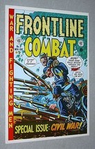 Rare original EC Comics Frontline Combat 9 Civil War comic book cover ar... - $21.73