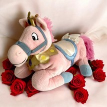 Disney Store Princess Sleeper Keeper Pony with Pajama Bag Pink Plush 17&quot; - $163.89 MXN