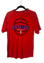 Adidas Climacool Men&#39;s L.A. Clippers Pre-Game Short Sleeve T-Shirt, Red, XL - £14.99 GBP