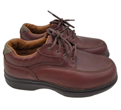 Red Wing Shoes Men&#39;s 8 EE Wide Brown Leather USA Slip Resistant Work Wal... - £42.77 GBP