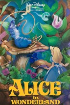 1951 Disney Alice In Wonderland Movie Poster 11X17 Mad Hatter Tea Party  - £9.30 GBP