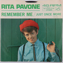 Rita Pavone – Remember Me / Just Once More 1964 45 rpm 7&quot; Single Record ... - £7.92 GBP