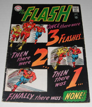 Flash # 173 ...VG-Fine  5.0  grade...1967 comic...Golden Age Flash cross over--D - £13.29 GBP