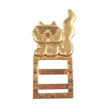 Vintage Cool Cat Photo Frame Brooch, JJ Jonette - £16.45 GBP