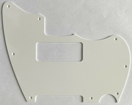 Guitar Pickguard For Fender Warmoth MJT Telemaster Jazzcaster P90,1 Ply White - £18.50 GBP