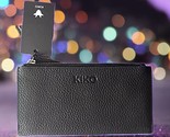 KIKO LEATHER Top Zip Wallet in Black Brand New With Tags MSRP $65.00 - $54.44