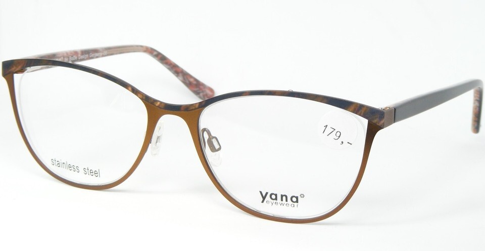 Yana by BoDe Design 2276 66 BROWN /BRONZE EYEGLASSES GLASSES FRAME 52-17... - $96.18