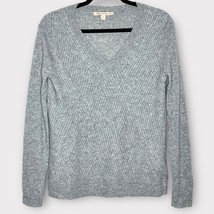 WYTHE NY 100% Cashmere gray v neck sweater | Women&#39;s size xs - £29.19 GBP