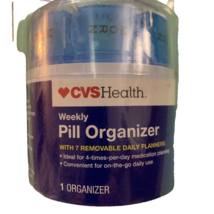 Weekly Pill Organizer ~ 7 Daily Pill Planners ~ 4 Times A Day Med Storag... - $10.77