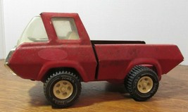 Tonka Red Pickup Truck 4 1/2&quot; Long 1970&#39;s Pressed Steel Vintage Item - $21.60
