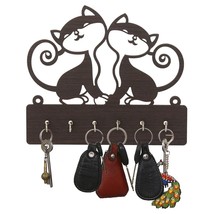 Cat Design Beautiful Key Holder for Wall Living Room Hanger Key Organizer - £10.85 GBP