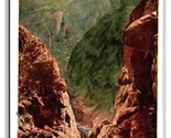 View Down Into Royal Gorge Colorado CO UNP WB Postcard W22 - $2.92