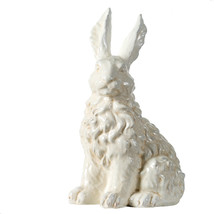 A&amp;B Home White Ceramic Rabbit Bunny Statue 12.5X7.5X14&quot; - £80.71 GBP
