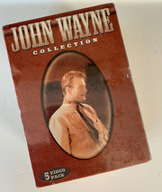 NEW John Wayne Classic Movie Collection 5 VHS Movies Boxed Set Early Years 1997 - £16.03 GBP