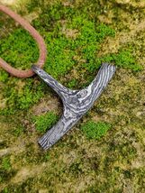 Hammer pendant hanforged laminated steel, Mjolnir, Ukonvasara - $1,645.03 MXN