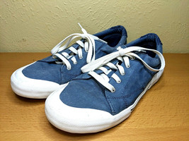 Sperry Striper II Retro Blue Casual Sneaker Women Size 5 M Blue Fast Shipping - £10.46 GBP