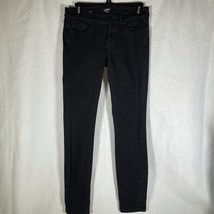 Ann Taylor Loft Outlet Jeans 0 Straight Black Denim Modern Skinny Women - £8.31 GBP