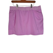 Adidas Golf Skort XL Womens Purple Mini Pull On Front Pockets Stretch Sports - £12.89 GBP