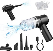 Handheld Vacuum Cordless, Mini Handheld Vacuum, Car Vacuum with LED, Electric - £14.68 GBP