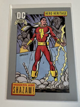DC Comic Cards 1992 Series I Hero Heritage  Modern Age Shazam #15 - £1.58 GBP