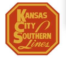 5&quot; kansas city southern lines railroad bumper sticker decal usa made - £20.18 GBP