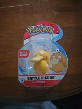 Psyduck figure Battle pokemon Articulated Action Figure Jazwares NIB New in Box - £17.93 GBP