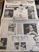 Boston Red Sox California Angels Boston Globe October 7 1986 MLB Champio... - £13.70 GBP