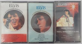 Elvis Presley 3 Pack You’ll Never Walk Alone Legendary Performer Vol 1 and 2 IOP - £6.27 GBP