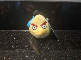 Angry Birds Yellow Bird Plush Backpack Clip On Keychain Commonwealth Toy... - $10.84