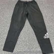 Adidas Sweatpants Men Medium Black Drawstring Pockets Outdoor Adult 30x30 - €24,79 EUR