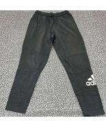 Adidas Sweatpants Men Medium Black Drawstring Pockets Outdoor Adult 30x30 - $40.31 CAD