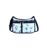 LeSportsac Ribbons Of Hope Deluxe Everyday Crossbody Floral, Cancer Awar... - $104.99