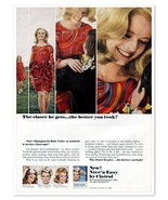 Clairol Nice &#39;n Easy Shampoo-In Hair Color Vintage 1968 Full-Page Magazi... - £7.63 GBP