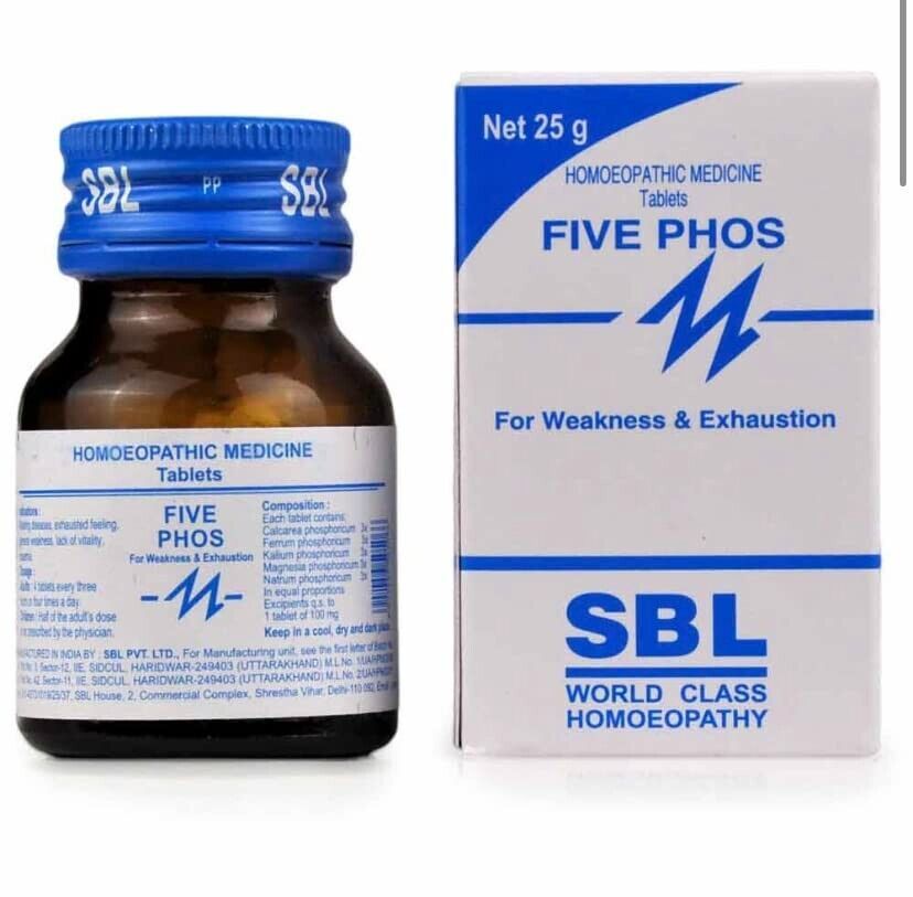 SBL Five Phos Tablet 25 gm Homeopathic MN1 (Pack of 2)